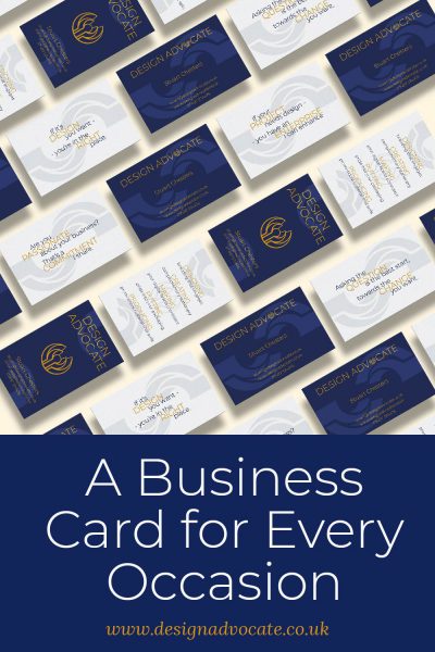 A Business Card for Every Occasion - A look behind the template. Created by Design Advocate.